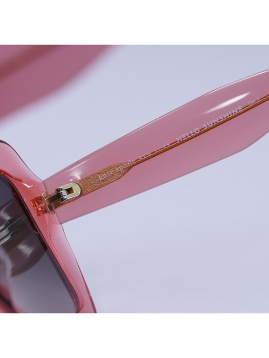 Kate Spade NAOMI/S 0733 HA Sunglasses Transparent Peach Square Frame main image 6